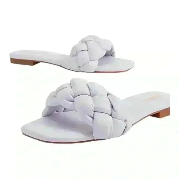 Women’s Express Braided One Band Sandals - Picture 2 of 8